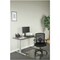 Alera Etros Series 17.71 in. to 21.65 in. Seat Height Mesh Mid-Back Petite Swivel/Tilt Chair - Black